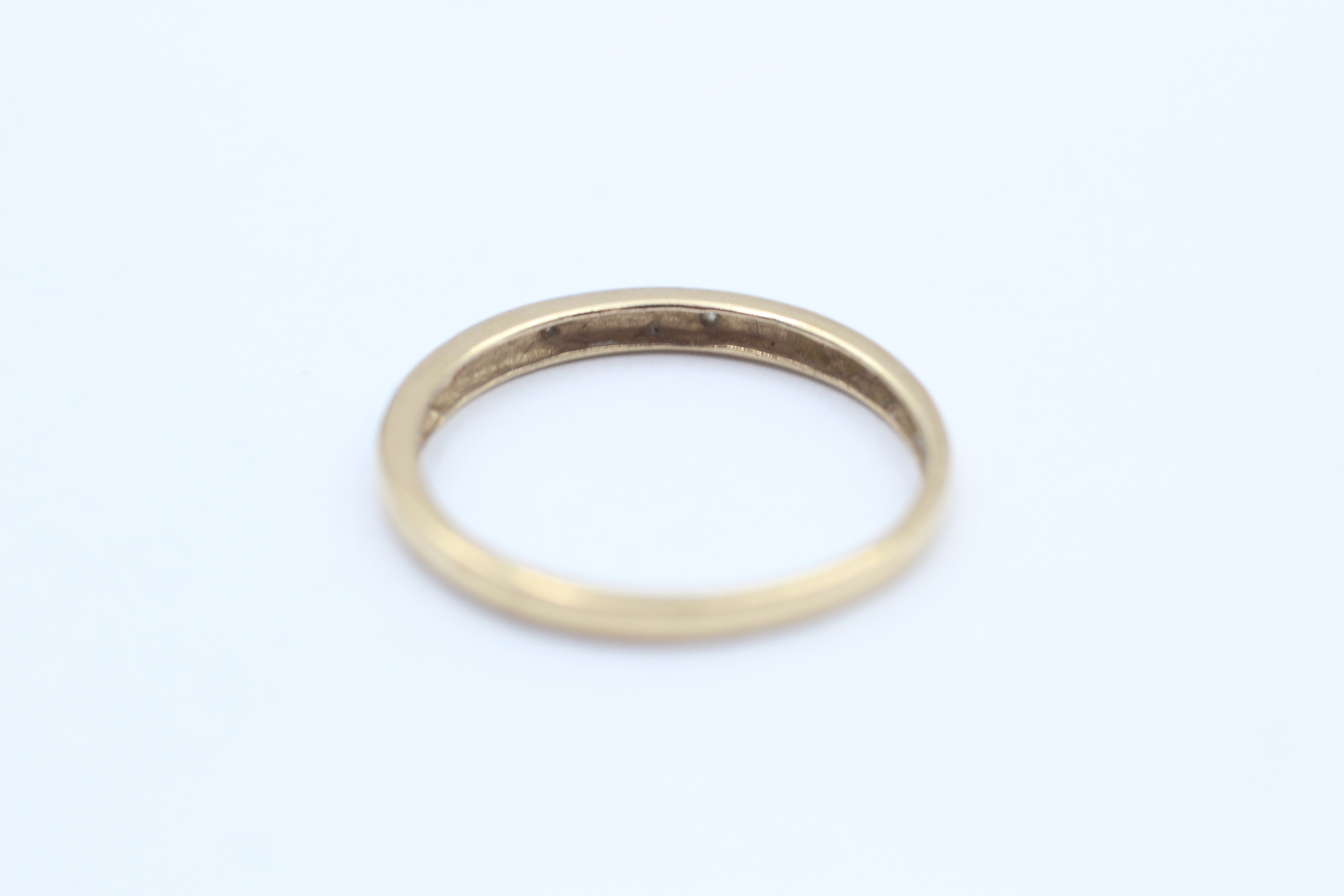 9ct Gold Diamond Half-Eternity Ring - Image 4 of 4