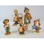 5 Goebel Hummel Figurines see pics.