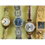 Selection of Mechanical ladies watches by Rotary, Limit, Avalon. Some jewelled movements. All in run