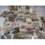 120+ Assorted Early to Mid 20th Century Postcards to include Ships, WW1, Topographical, Comic etc