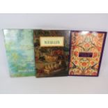 Three modern post card albums, each part filled with modern & Reproduction postcards. See photos.
