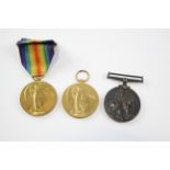 3 x WW1 Medals, War & Victory, War Gnr Collins RA, Victory Pte Soakell RA, Etc 696550