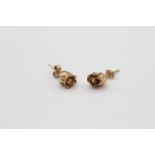 9ct Gold Rose Stud Earrings (1.1g) 2036247