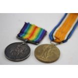 WW1 Medal Pair Named 308126 Cpl G. Humphries RA 637117