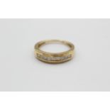 9ct Gold Diamond Channel Setting Ring (2.3g) 2036259