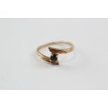 9ct Gold Vintage Sapphire Set Dress Ring (1.4g) 2025152