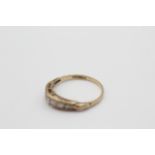 9ct Gold Diamond Stylised Arch Dress Ring (1.8g) 2036250
