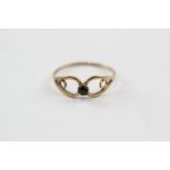 9ct Gold Vintage Sapphire Set Dress Ring (0.8g) 2025187