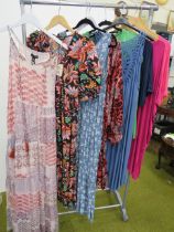 New ladies clothing dresses and tops, as per picture size 16.