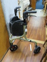 Freestyle Mobility walker with brakes and detachable front basket.  Excellent, virtually unused cond