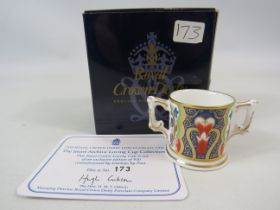 Royal Crown Derby Imari limited edition Miniature loving cup no 173 of 950 with box and cert.