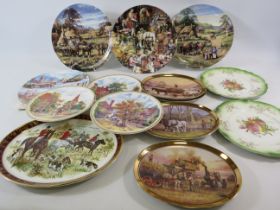 Selection of various collectors plates some with certs.