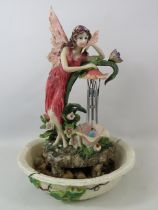 Outdoor Fairy garden bowl.