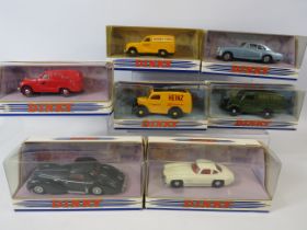 Selection of Seven Dinky Models all boxed and unused. See photos for details.