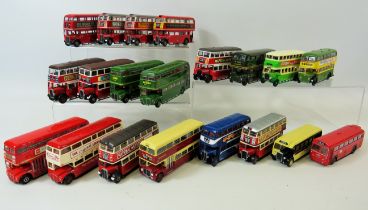 20 Die cast model Busses, Some by Corgi etc. No boxes. All in Ex Display condition (not playworn).