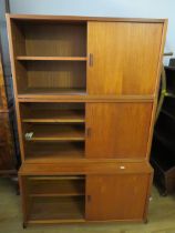 Ladderax Shelving display cupboards. H:56 x W:35 x D:16 Inches. See photos.
