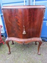 Late 19th Century Drinks Cabinet by Waring & Gillows. Raised on Ball & Claw feet and cabriole legs i