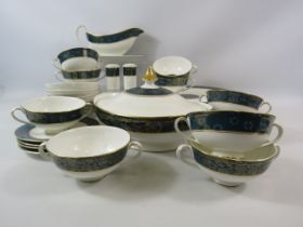 40 pieces of Royal Doulton Carlyle dinnerware.