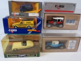 Selection of Corgi Die Cast Metal models. A. See photos.