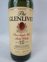 1980 Glenlivet 12 Year Old Collectors bottle of Whisky. Unopened condition.