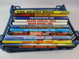 11 Beano annuals fromm 2000 to 2010