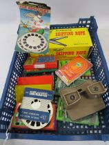 Selection of Gobble pocketeers, viewmaster and slides etc.