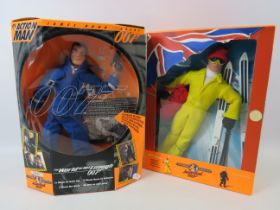 Two Boxed Action Men Figures from the James Bond 007 Series. Both in un-opened condition. See photo