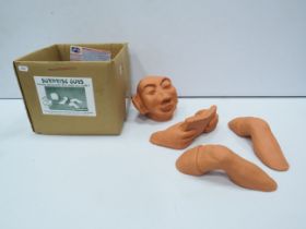 Surprise guys Terracotta garden ornament unused.