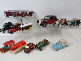 Selection of Die Cast Models by Oxford, Burago plus an Unboxed Corgi Ice Cream Van with wind up chim