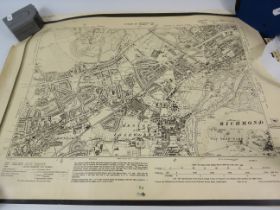6 x 1930s Maps of Brentford/ Middlesex area.