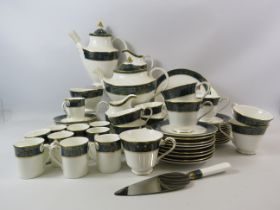 Royal Doulton Carlyle Coffee and teaset etc 56 pieces in total some are seconds.