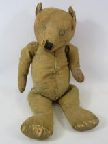 Large antique Teddy bear , approx 23.5" long.