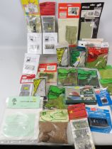 Selection of Packeted and unused Trackside accessories for 'O' 'N' & OO Gauge. See photos.