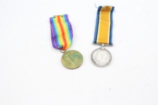 WW1 Medal Pair Named 139582 GNS A.J. Rayner R.A 568119