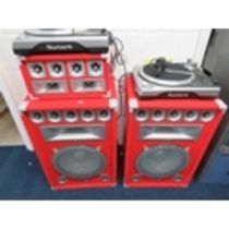 Large selection of Disco Equipment to include Karaoke machine, Two Numark TT 200 Record Decks, Two v