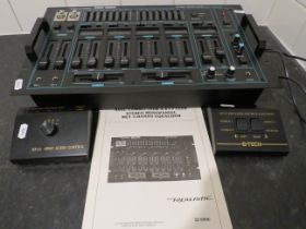 Realistic Stereo Sound mixer 7 Band equaliser. SSM2200. Lights come on when plugged in but working c