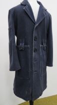 Vintage Mens Armani Jeans long denim jacket, size 34.