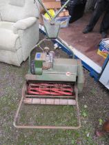 Webb 20 inch cut lawnmower with grassbox. Petrol engine. Working condition unknown. See photos. RR