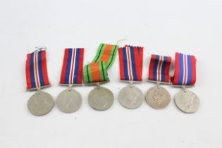 WW2 War & Defiance Medals x 6 696741