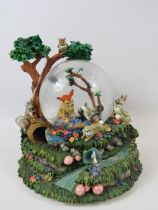 Large Disney Bambi musical snow globe.