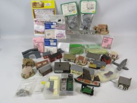 Selection of Packeted and unused Trackside accessories for 'O' 'N' & OO Gauge. See photos.