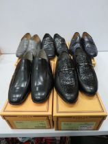 5 Pairs of Barker mens shoes, size 7.5. 2 pairs are brand new.