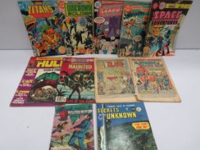 11 DC & Charlton Comics plus Silhouette war stories plus Tales of the Unknown comics. See photos.