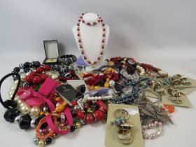 Large selection of various costume jewellery some still with new tags.