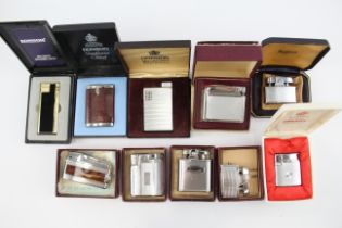 Boxed Vintage Ronson Lighters, Varaflame, Comet, Whirlwind, Etc x 10 609656