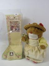 Brambly Hedge Primrose Woodmouse Teddy with box.