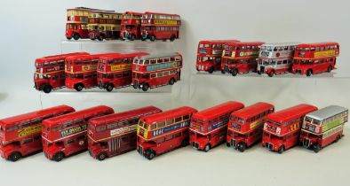 20 Die cast model Busses, Some by Corgi etc. No boxes. All in Ex Display condition (not playworn).