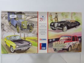 Corgi Classics Die Cast box set, Civil Service Motoring Organisation 75th Anniversary edition. All c