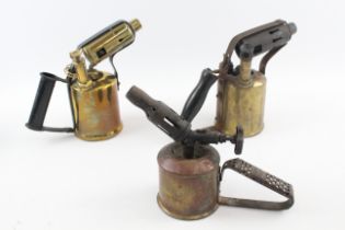 Vintage Blow Torch Brass Cast Iron Governor Trademark Primus x 3 3307g 484490