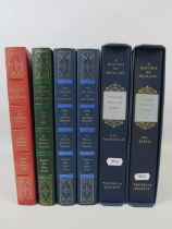 6 Folio Society books, see pics for titles.